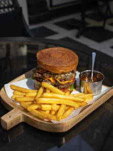 Smashed Lamb Burger
