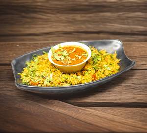 Jain Tava Pulav with Chutney