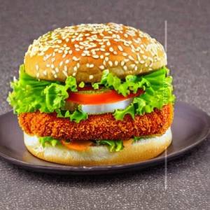 Veg Chinese Crispy Burger