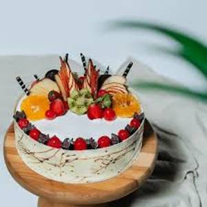 Fresh fruit cake