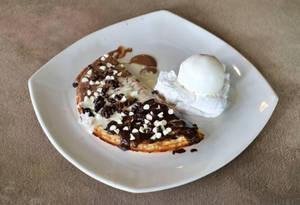 Triple Chocolate Waffle