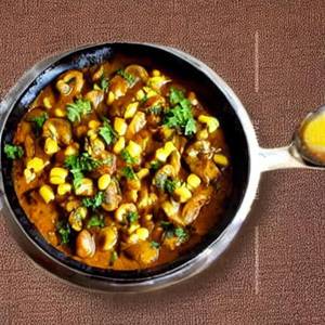 Mushroom Corn Masala
