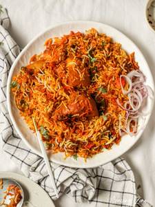 Hyderabadi Chicken Dum Biryani