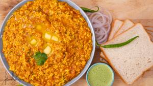 Paneer bhurji curry