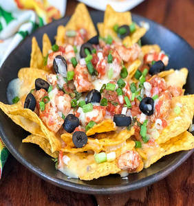 Built Up Chicken Nachos