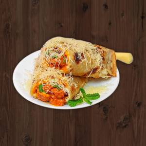 Butter Chicken Cheese Roll