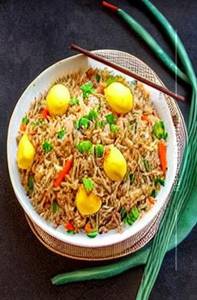 Schezwan Egg Fried Rice