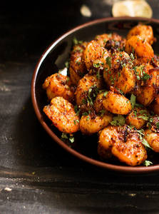 Black Pepper Prawns