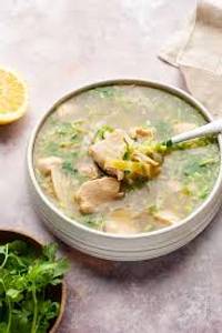 Chicken lemon coriander soup