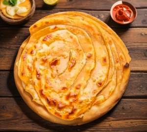 Masala Lachha Paratha  with Chutney