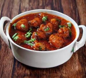 Babycorn Manchurian (Gravy)