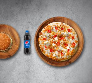 Burger And Pizza 250 Coke Combo