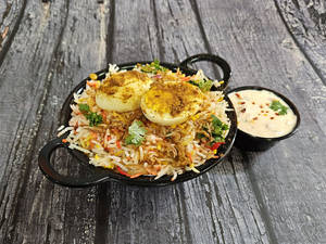 Egg Tikka Biryani