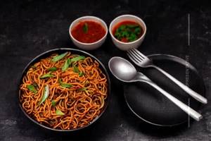 Schezwan Mutton Noodles