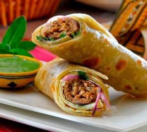 Chicken Seekh Kebab Wrap