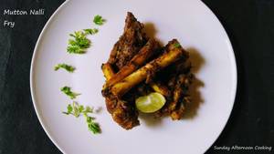 Mutton paaya fry with pepper