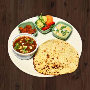 Aalu Kulche With Plain Chhole [2 pcs]