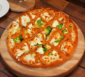 Makhani paneer pizza