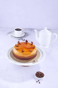 Eggless Cappuccino Cream Cake (800 gms) (340.43 Kcal)