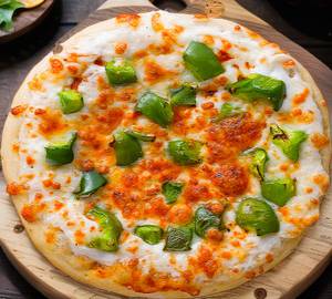 Capsicum cheese pizza