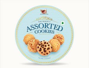Assorted Cookies [Tin round box] [400 grams ]