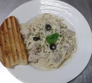 Spaghetti Alfredo With Chicken 
