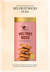 Mixed Fruit Rock Chocolate [100 grams]