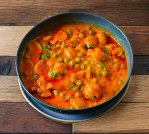 Mushroom matar masala