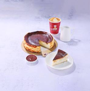 Spanish Burnt Basque Cheese Cake Slice[100 Gms]