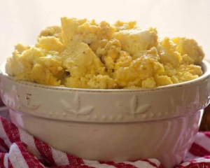 Roasted Plain Scrambled Eggs