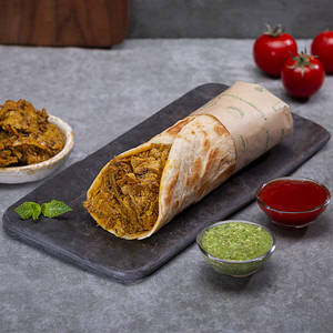 Bhuna Soya Chaap Roll