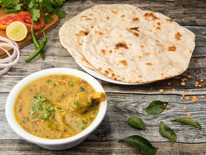Mutton Dal Gosht With 2 Roti