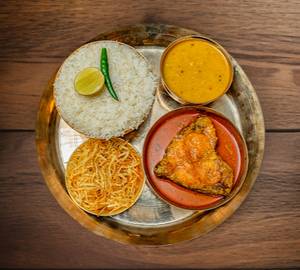Katla fish thali