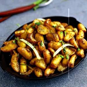 Baby corn Mushroom Pepper Salt