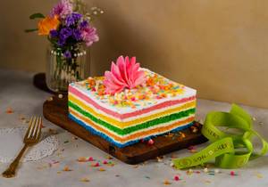 Rainbow Cake 1 Pound