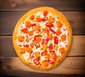 Barbeque paneer pizza