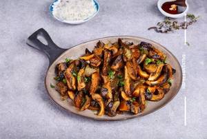 Mushroom Pepper Fry