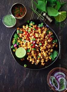 Crispy Corn Chaat 