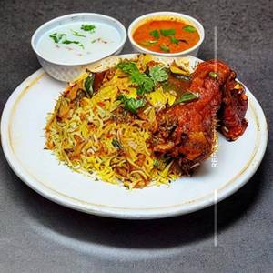 Chilli Leg Piece Biryani
