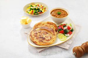 Chicken Keema with 2 Malabari Prantha