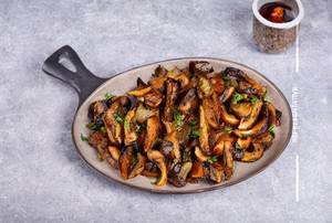 Mushroom Pepper Fry