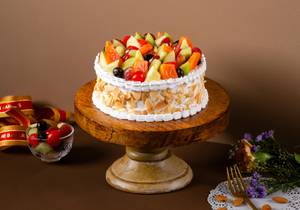 Almond Fresh Fruit Cake 2 Pound