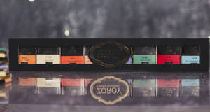 Luxury Chocolate Box Of 8 Pure Couverture Chocolate Thins