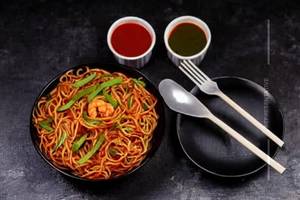 Schezwan Prawns Noodles