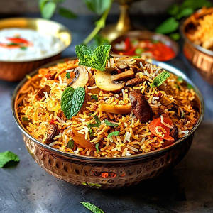 Mushroom Fried Rice