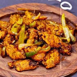 Chicken Pepper Onion Fry