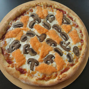 Cheese Mushroom Pizza [7 Inches]