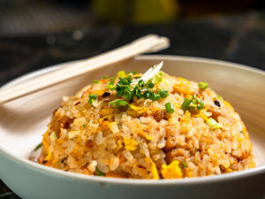Sticky Fried Rice - Chicken & Egg