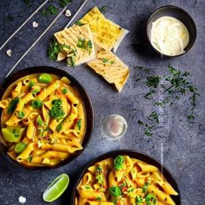 Veg Curried Pasta 