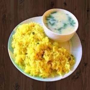 Gujarati kadhi and Khichdi